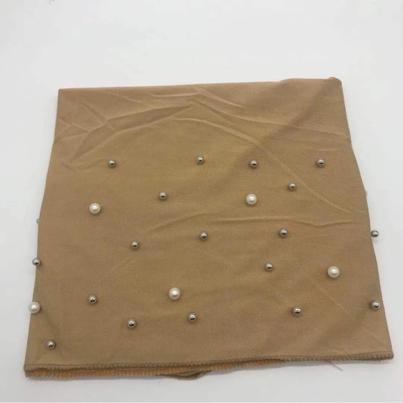 Pearl and Ultra Suede Infinity Head Wrap - Picture 7 of 8